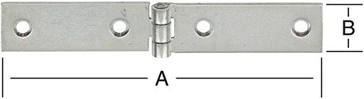 Ger. schmales Tischband 120X20 vz VORMANN
