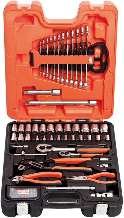 Steckschlüssel-Satz 1/4"+1/2", 81-tlg