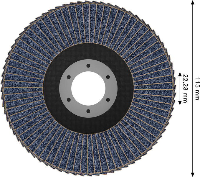 Bild der Produktabmessungen