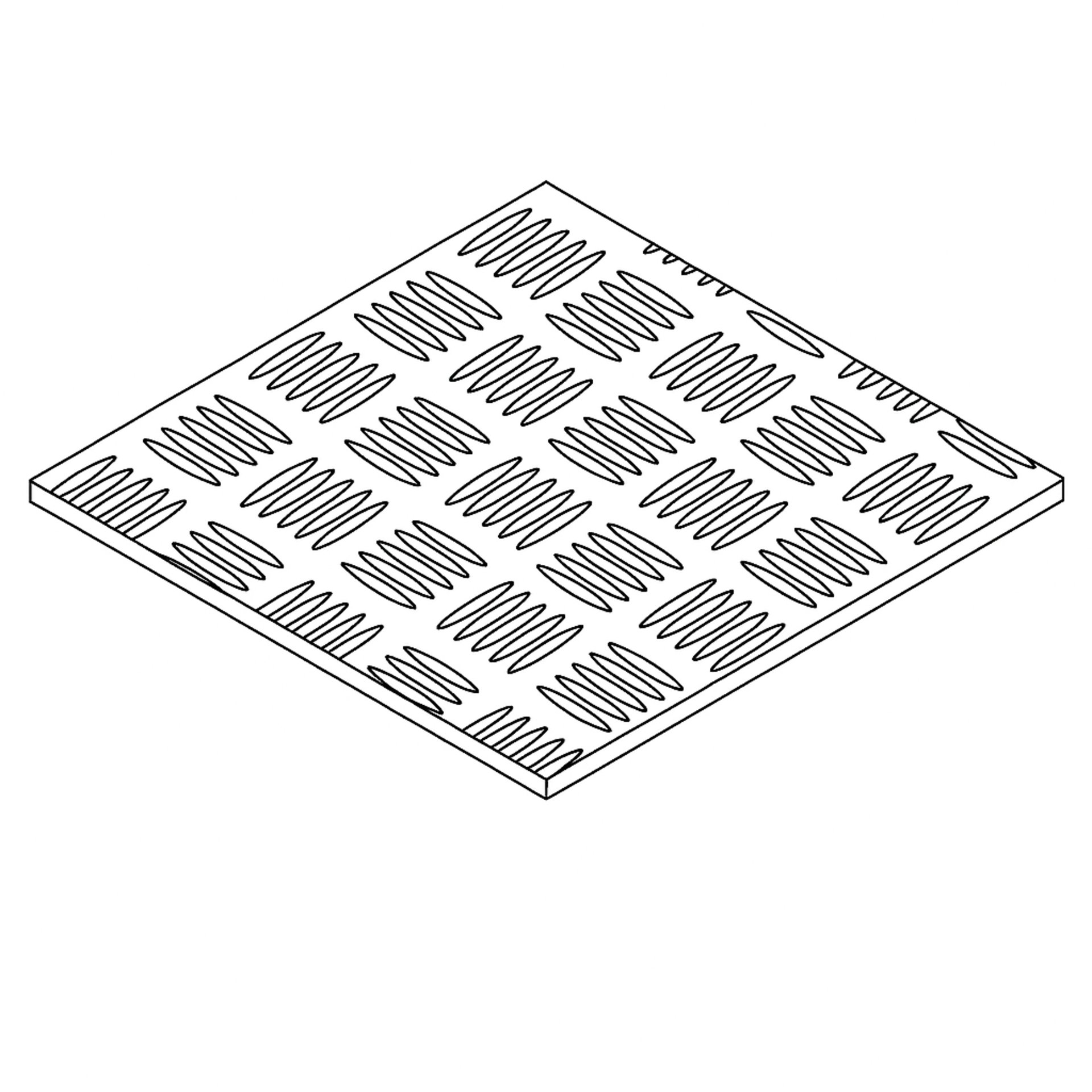 Aluminium-Quintett,  2,5/4x1250x2500 mm
