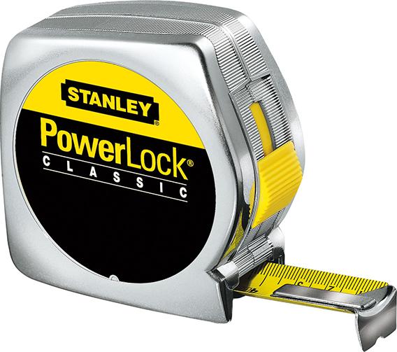 Taschenbandmaß Kunstst. 5m 25mm POWERLOCK Stanley