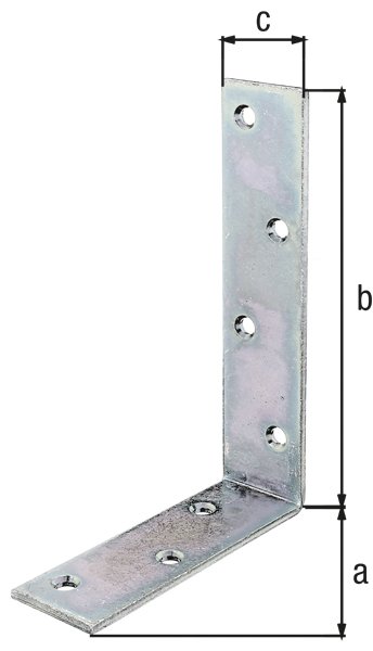 Balkenwinkel, disp., TxHxB 120x180x40 mm