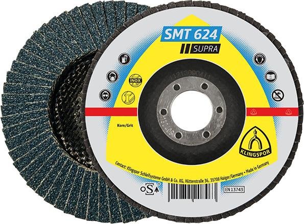 Schleifmopteller SMT624 115mm K 60 gew. Klingspor