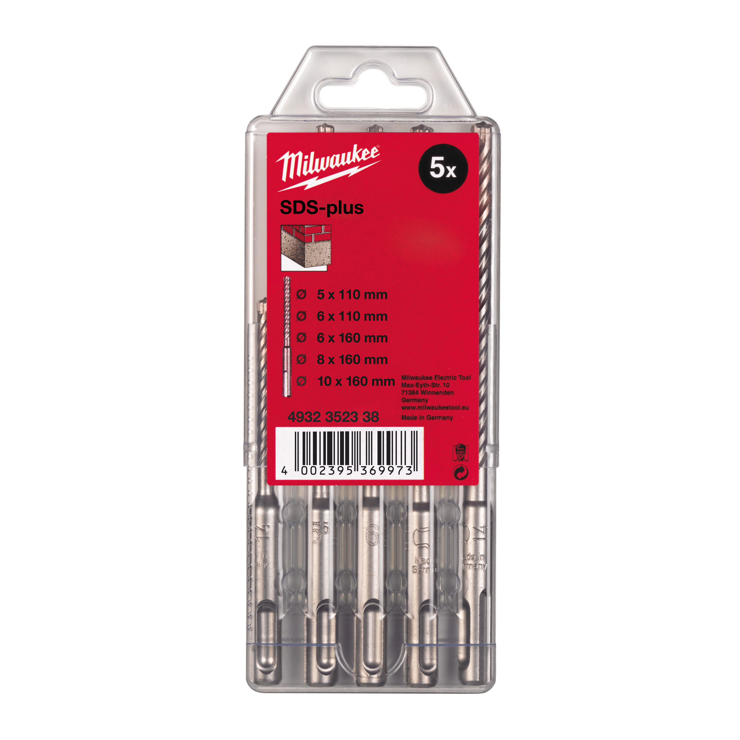 Hammerbohrer-Set M2 SDS-Plus