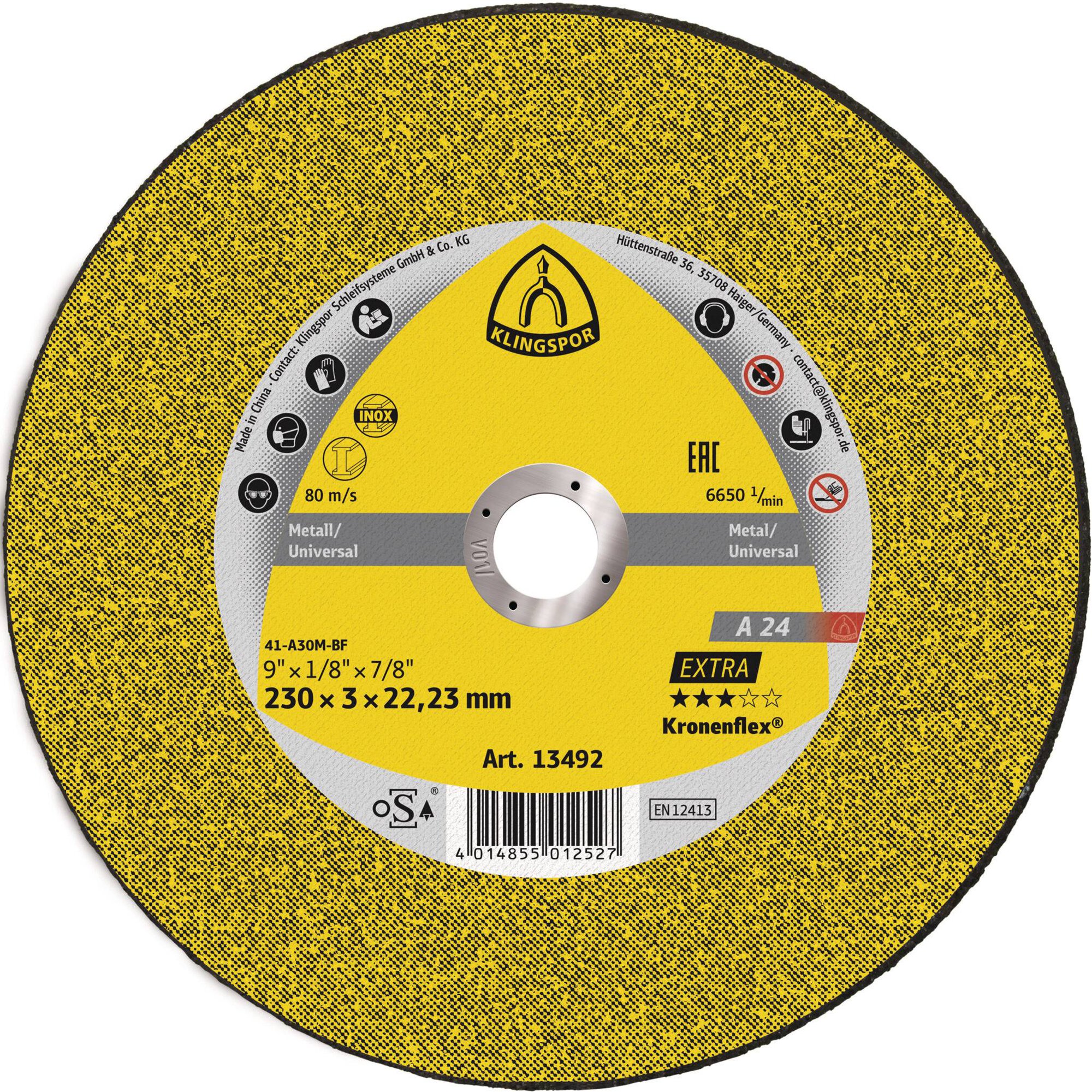 A 24 EX Trennscheiben, 230 x 3 x 22,23 mm gerade