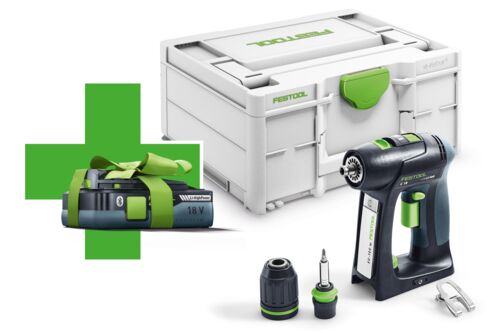 Festool C 18-Basic-4,0Akku-Bohrschrauber 18V solo