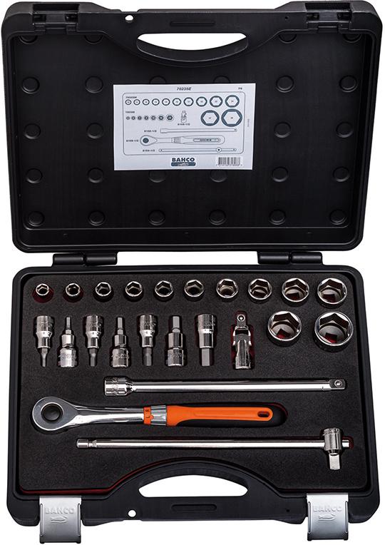 Steckschlüssel-Satz 1/2" 7823SE 23-teilig Bahco