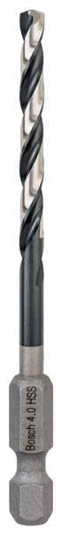 HSS Spiralbohrer mit Sechskantschaft 4,0 mm