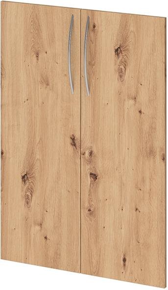 Drehtüren mit Bogengriff Paar Türen 3OH Asteiche nicht abschließbar Türstärke = 1,6 cm